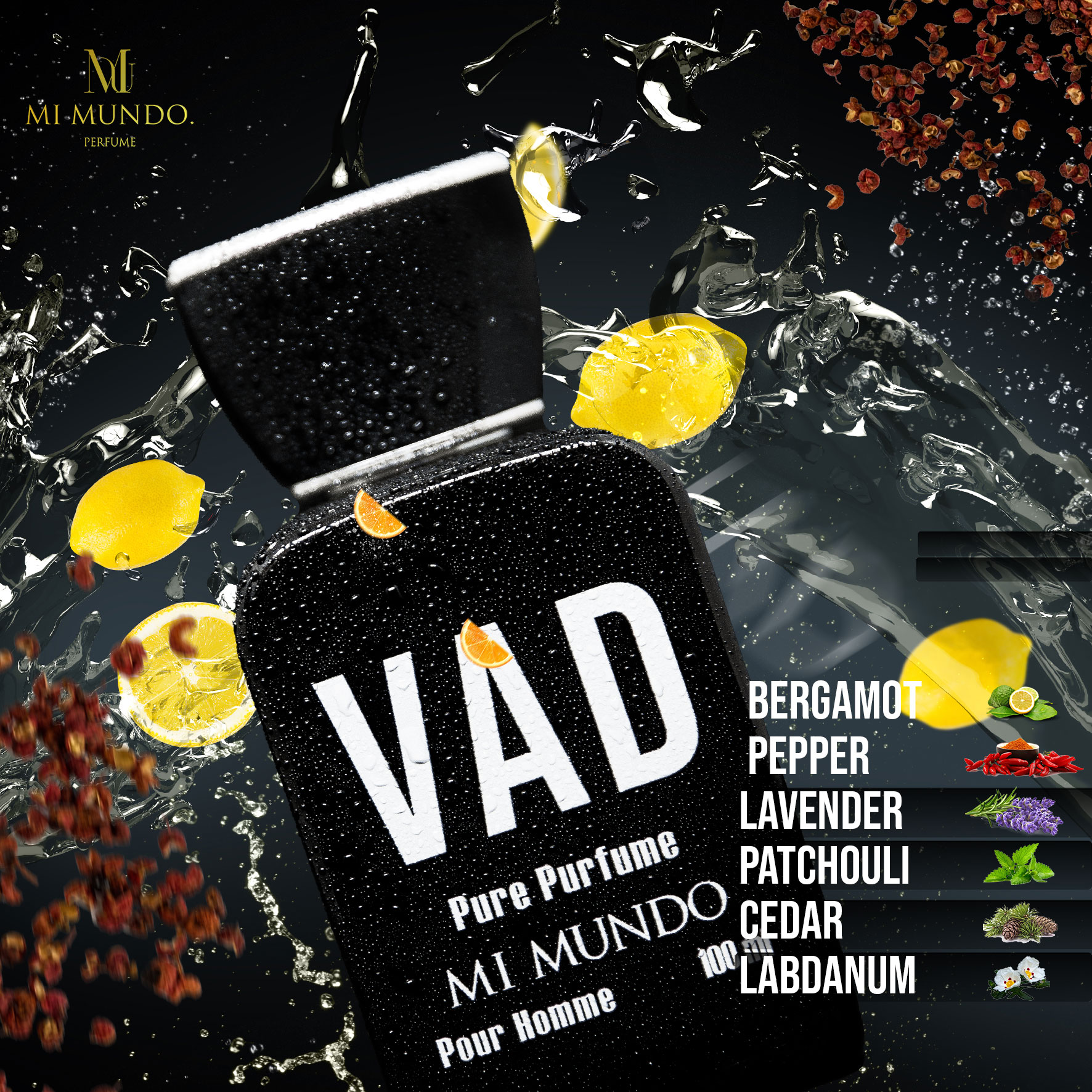 Vad Pure Perfume for men 6 Vad Pure Perfume for men - Image 6