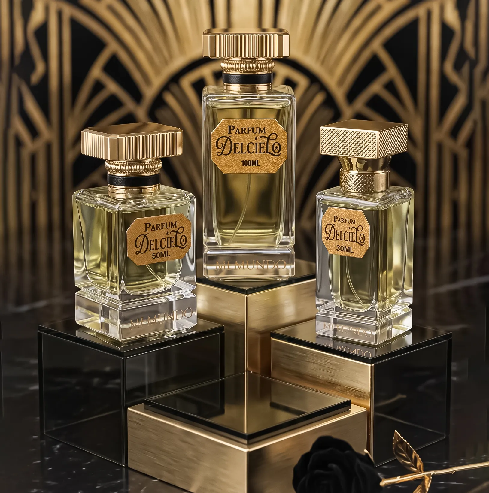 Delcielo perfume, floral rose perfume, luxury women's fragrance, 100ml,50ml,30ml 4 Delcielo perfume, floral rose perfume, luxury women's fragrance, Turkish rose and litchi perfume.