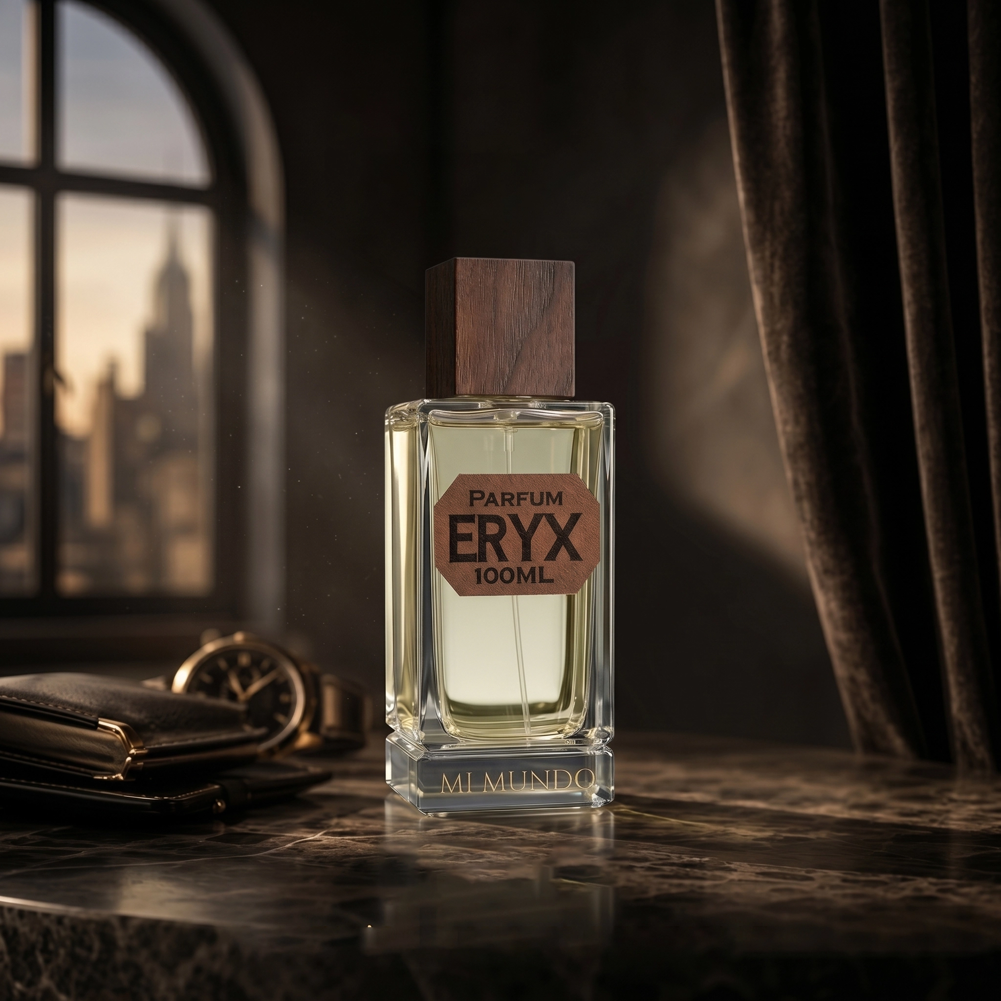 Eryx Perfume: The Ultimate Spicy Amber Luxury Fragrance 1 Eryx unisex parfum bottle by Mi Mundo 100ml