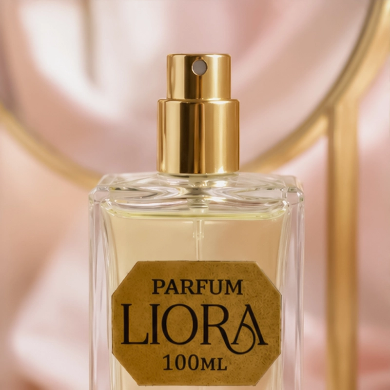 Liora perfume, radiant floral fruity perfume for woman 3 100ml elegant glass bottle of Liora floral fruity luxury perfume by MI MUNDO