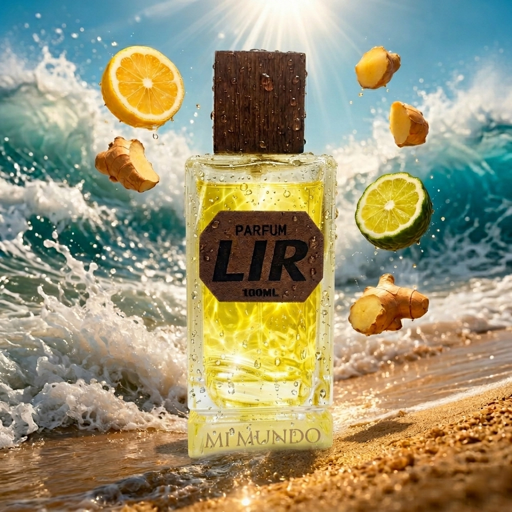 Lir Perfume: The Ultimate Fresh Citrus & Amber Luxury Fragrance 5 Lir fragrance ingredients featuring citron, black tea, and ginger