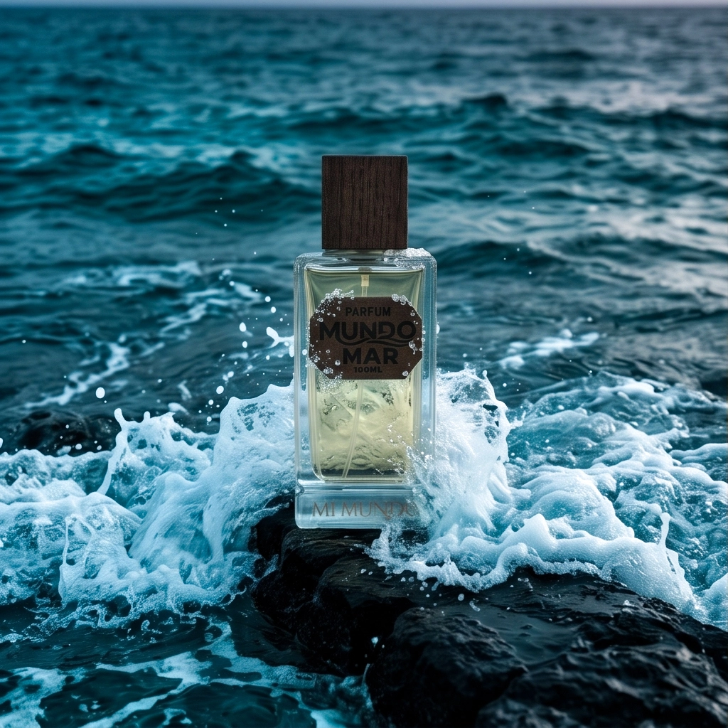 Mundomar Perfume: The Ultimate Intense Aquatic Luxury Fragrance 6 Mundomar fragrance notes featuring sea salt, seaweed, and ambergris