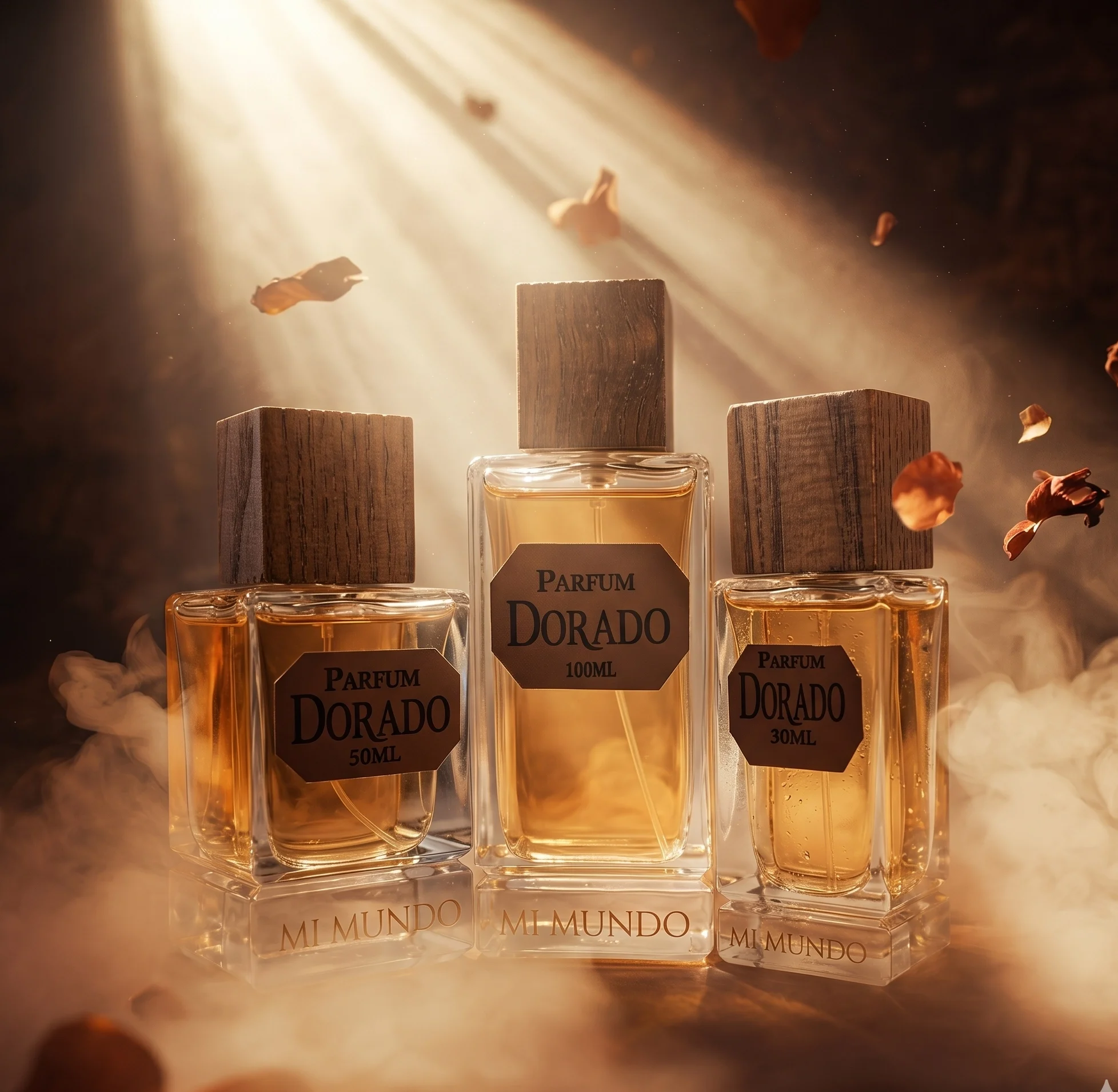 Dorado – A Symphony of Pure Perfume -UNISEX 7 Dorado fragrance ingredients featuring juicy pineapple, iris flower, and amber